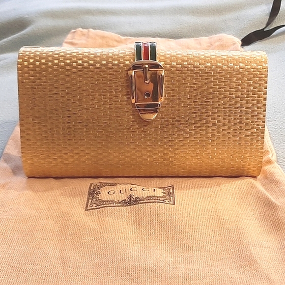 GUCCI | Vintage Gold limited edition Metal Minaudière ca.1970s - Picture 1 of 10